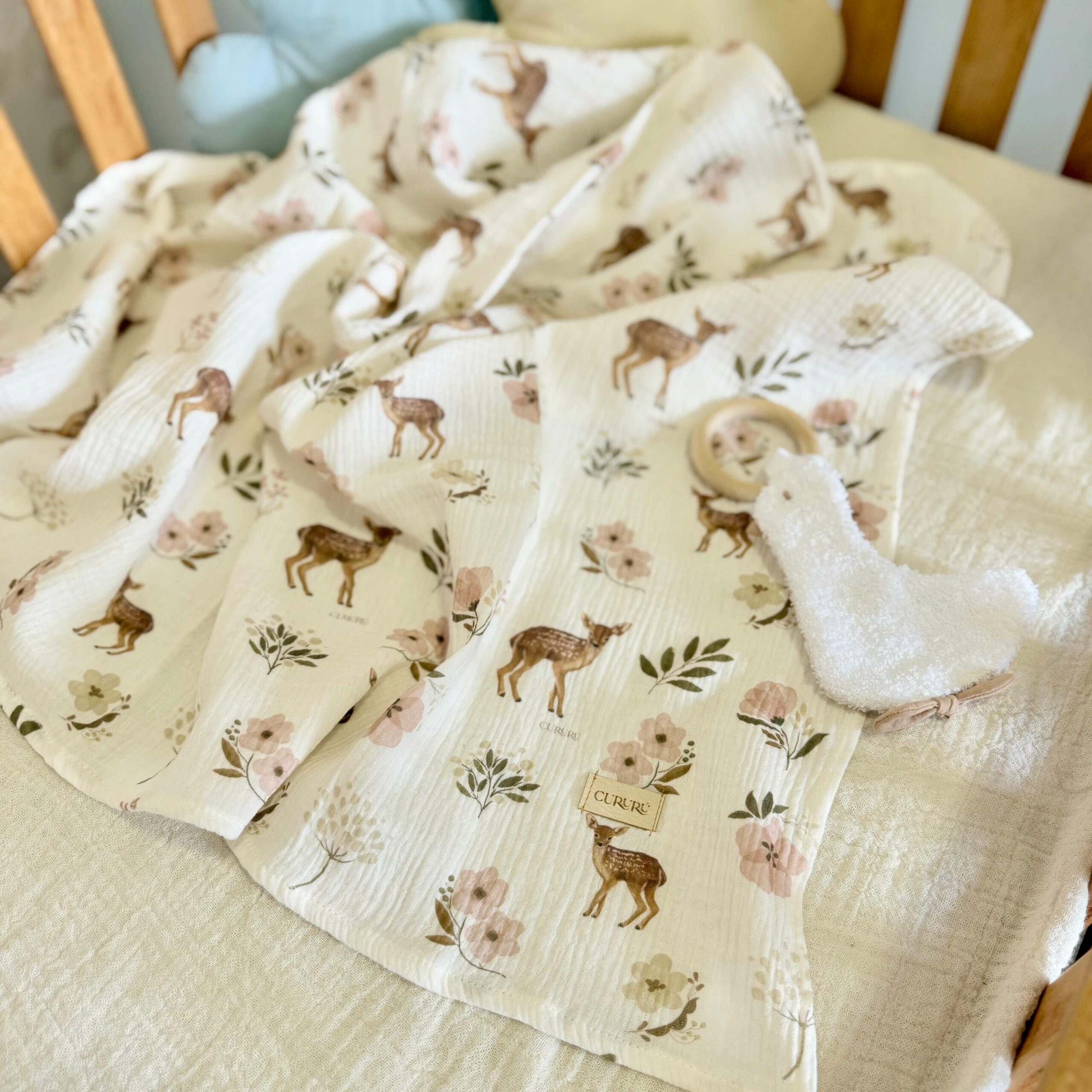 Manta Muselina Estampada