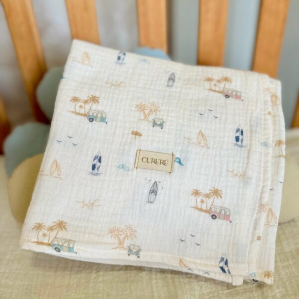 Manta Muselina Estampada