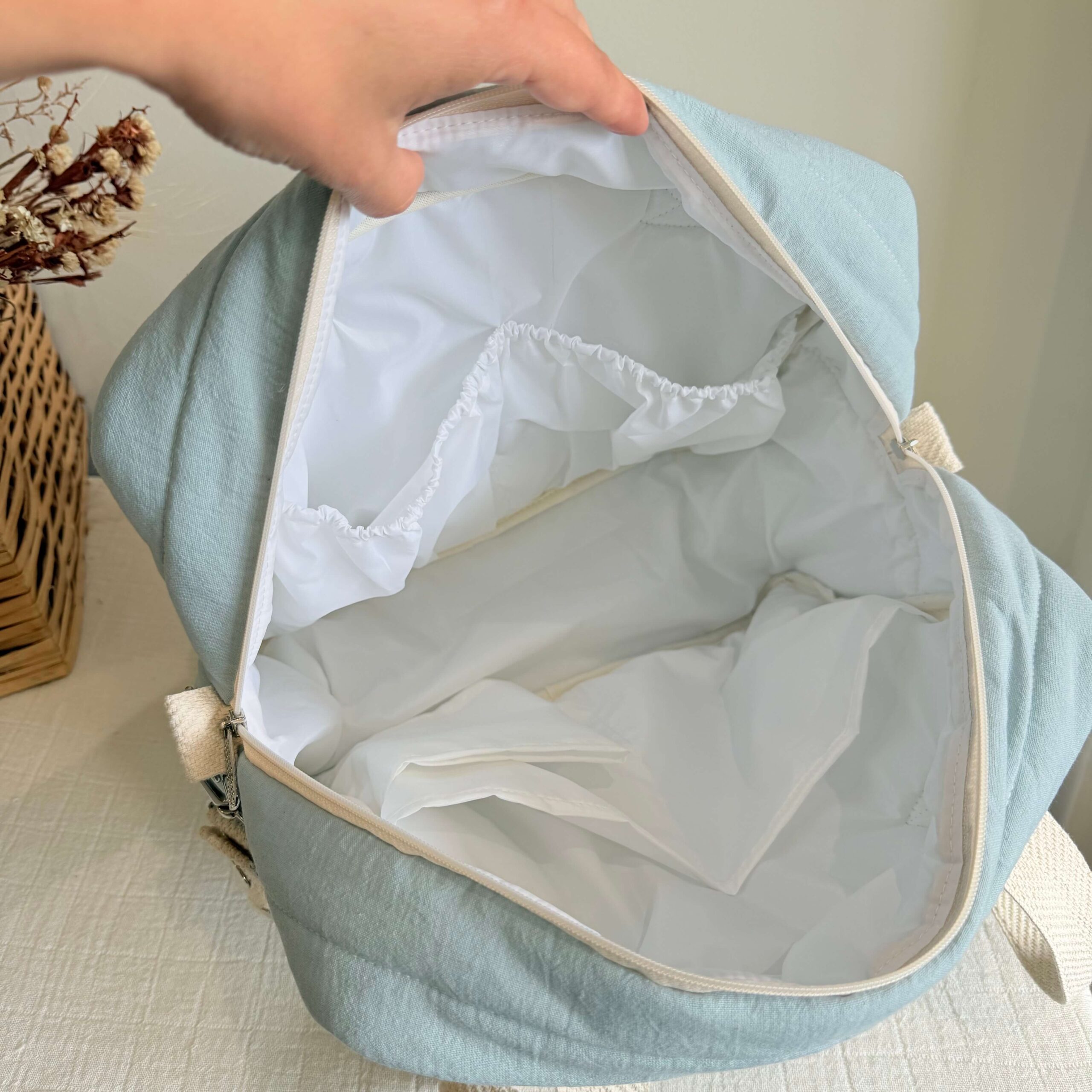 Bolso Maternal - Celeste