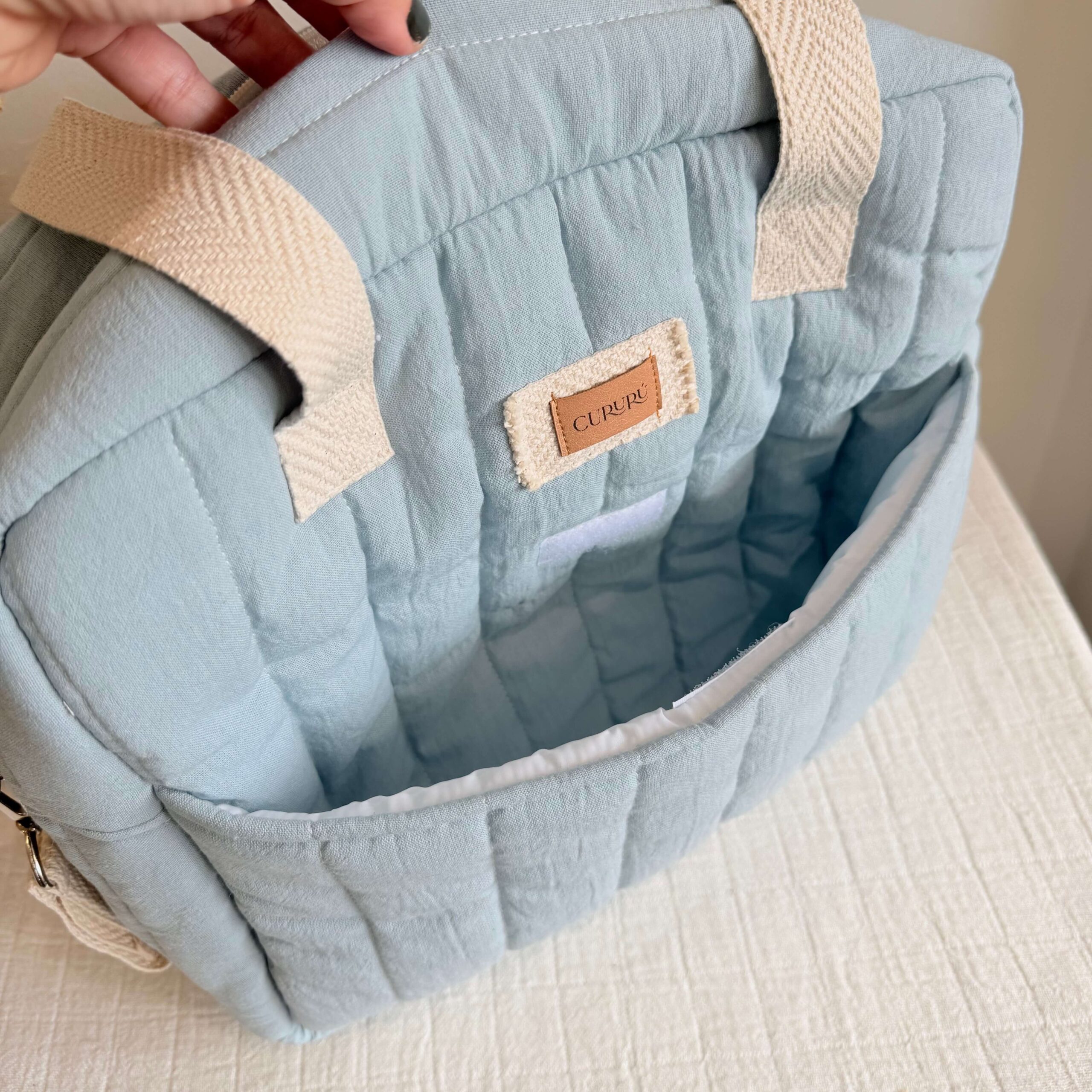 Bolso Maternal - Celeste