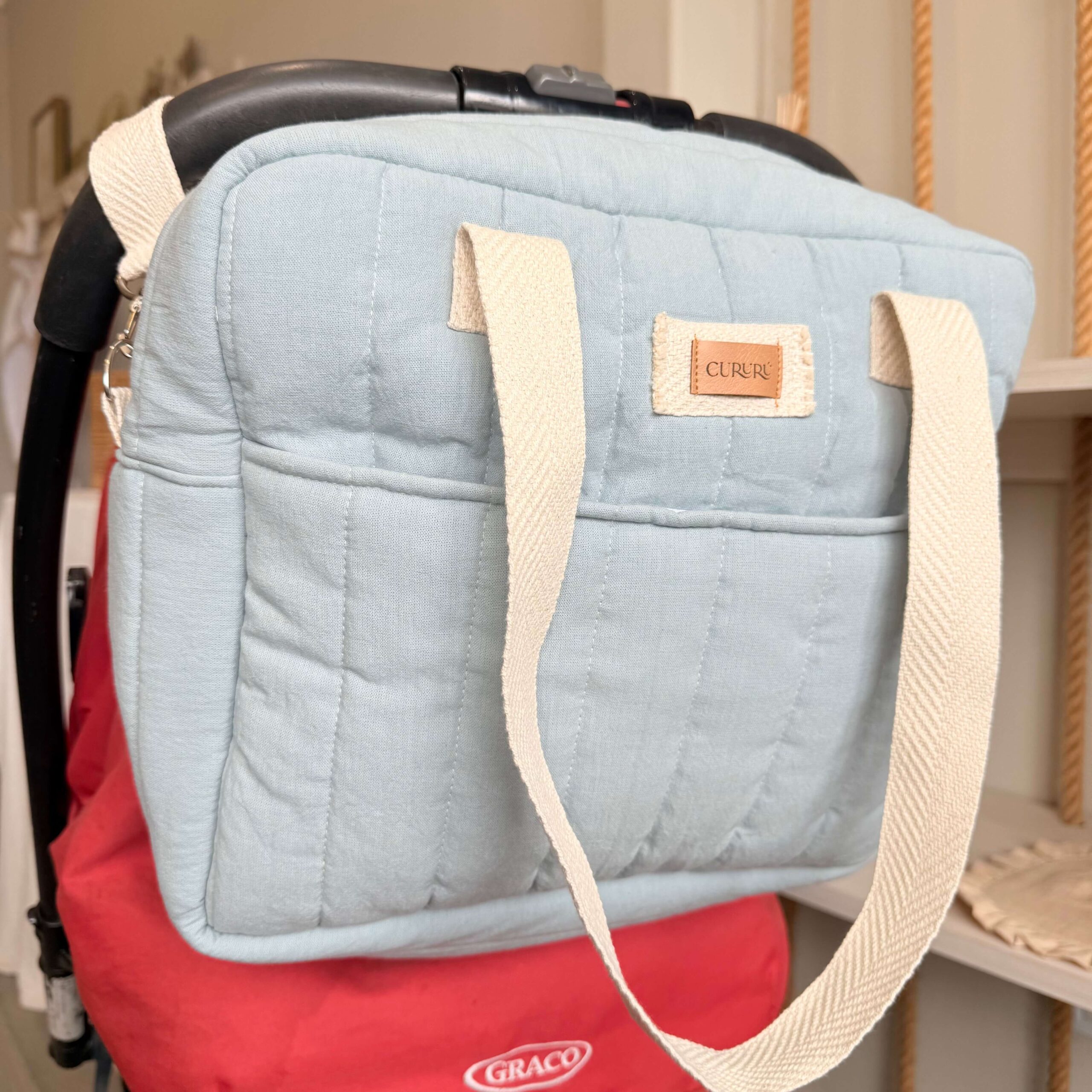 Bolso Maternal - Celeste